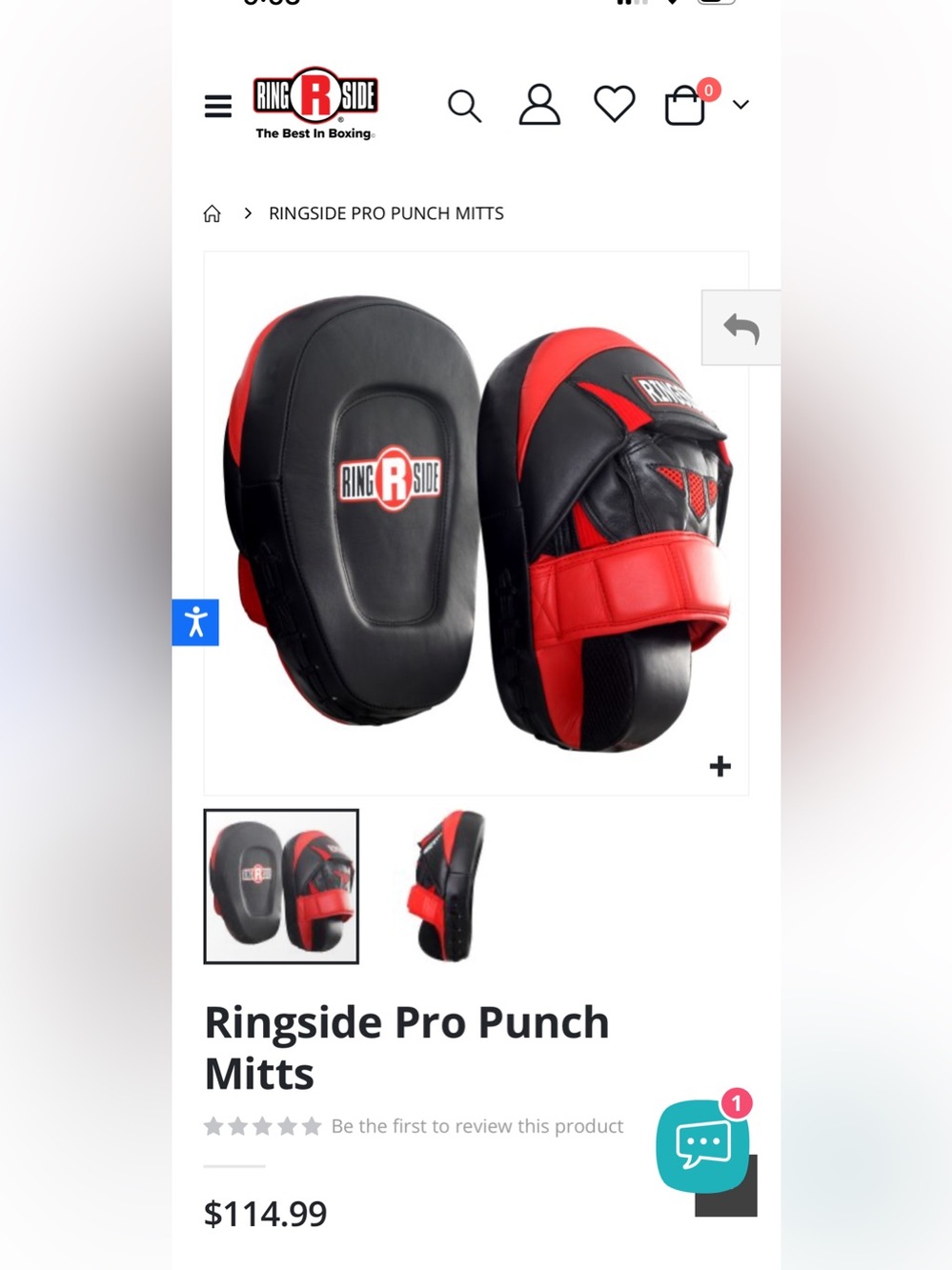 Ringside Pro Punch Mitts